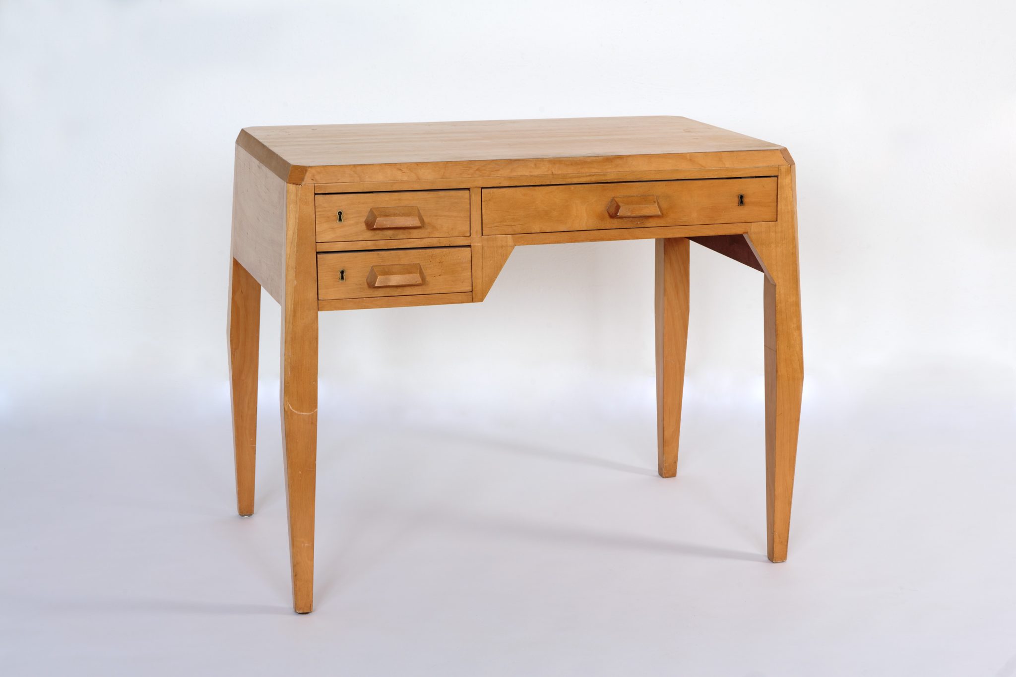 Felix Kayser - Ladies table, wooden veneer, Period: anthroposophical style